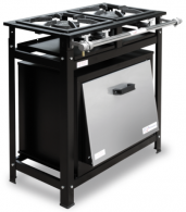 FOGÃO 2 BOCAS BAIXA PRESSÃO 30X30 COM FORNO CRISTAL AÇO MOD: 5233 - Código 658 FOGÃO 2 BOCAS BAIXA PRESSÃO 30X30 COM FORNO CRISTAL AÇO MOD: 5233 - Código 658