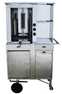 CARRINHO DE CHURRASCO GREGO INOX 1 ESPETO MANUAL R2 - MOD: 66433 - Código 675 CARRINHO DE CHURRASCO GREGO INOX 1 ESPETO MANUAL R2 - MOD: 66433 - Código 675