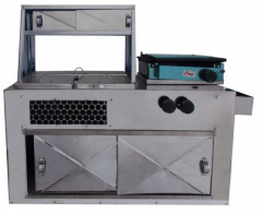 KIT 2 EM 1 - HOT DOG E LANCHE INOX UNIVERSAL PARA VEÍCULOS HATCH COM CHAPA/PRENSA R2 - MOD: R0041 - Código 644 KIT 2 EM 1 - HOT DOG E LANCHE INOX UNIVERSAL PARA VEÍCULOS HATCH COM CHAPA/PRENSA R2 - MOD: R0041 - Código 644