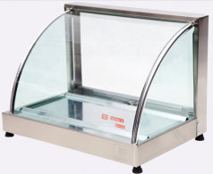 ESTUFA/ VITRINE CURVA SIMPLES LINHA PRATA COM GELO-X 47X32X28 COM 03 BANDEJAS EDANCA - MOD: VCP-47 - Código 284 ESTUFA/ VITRINE CURVA SIMPLES LINHA PRATA COM GELO-X 47X32X28 COM 03 BANDEJAS EDANCA - MOD: VCP-47 - Código 284