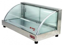 ESTUFA/ VITRINE CURVA SIMPLES LINHA PRATA COM GELO-X 61X32X28 COM 04 BANDEJAS EDANCA - MOD: VCP-61 - Código 285 ESTUFA/ VITRINE CURVA SIMPLES LINHA PRATA COM GELO-X 61X32X28 COM 04 BANDEJAS EDANCA - MOD: VCP-61 - Código 285