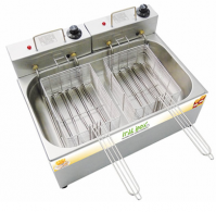 FRITADEIRA INDUSTRIAL ELÉTRICA MESA ÓLEO 8 LITROS ITAL INOX - MOD: FEOI 8 - Código 4433 FRITADEIRA INDUSTRIAL ELÉTRICA MESA ÓLEO 8 LITROS ITAL INOX - MOD: FEOI 8 - Código 4433