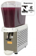 REFRESQUEIRA INOX 1 RESERVATÓRIO 16 LITROS VENÂNCIO - MOD: RV116 - Código 1336 REFRESQUEIRA INOX 1 RESERVATÓRIO 16 LITROS VENÂNCIO - MOD: RV116 - Código 1336