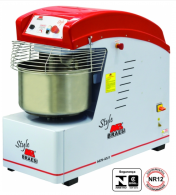 AMASSADEIRA ESPIRAL 25KG NR12 220V 50/60HZ BRAESI STYLE MOD: AES-25/1N - Código 3669 AMASSADEIRA ESPIRAL 25KG NR12 220V 50/60HZ BRAESI STYLE MOD: AES-25/1N - Código 3669