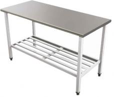 MESA FIXA TOTAL INOX 1,50X0,70 M IMECA - MOD: 2439 - Código 1306 MESA FIXA TOTAL INOX 1,50X0,70 M IMECA - MOD: 2439 - Código 1306