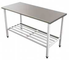 MESA DESMONTÁVEL COM TAMPO INOX ESTRUTURA EPÓXI 1,20X0,70 M IMECA- MOD: 2851 - Código 1307 MESA DESMONTÁVEL COM TAMPO INOX ESTRUTURA EPÓXI 1,20X0,70 M IMECA- MOD: 2851 - Código 1307
