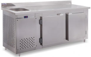 BALCÃO ENCOSTO COM OU SEM CUBA 1,90M FRILUX MOD: RF 038 - Código 4083 BALCÃO ENCOSTO COM OU SEM CUBA 1,90M FRILUX MOD: RF 038 - Código 4083